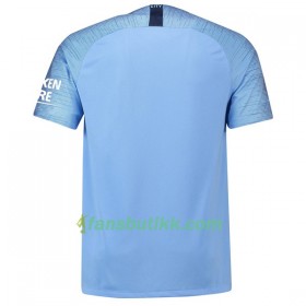 Fotballdrakt Manchester City Hjemmetrøye 2018-2019 Kortermet